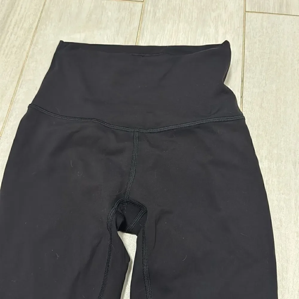Lululemon black 25” high times 2 new